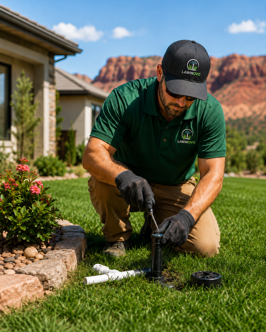 sprinkler repair done righ in saint george utah