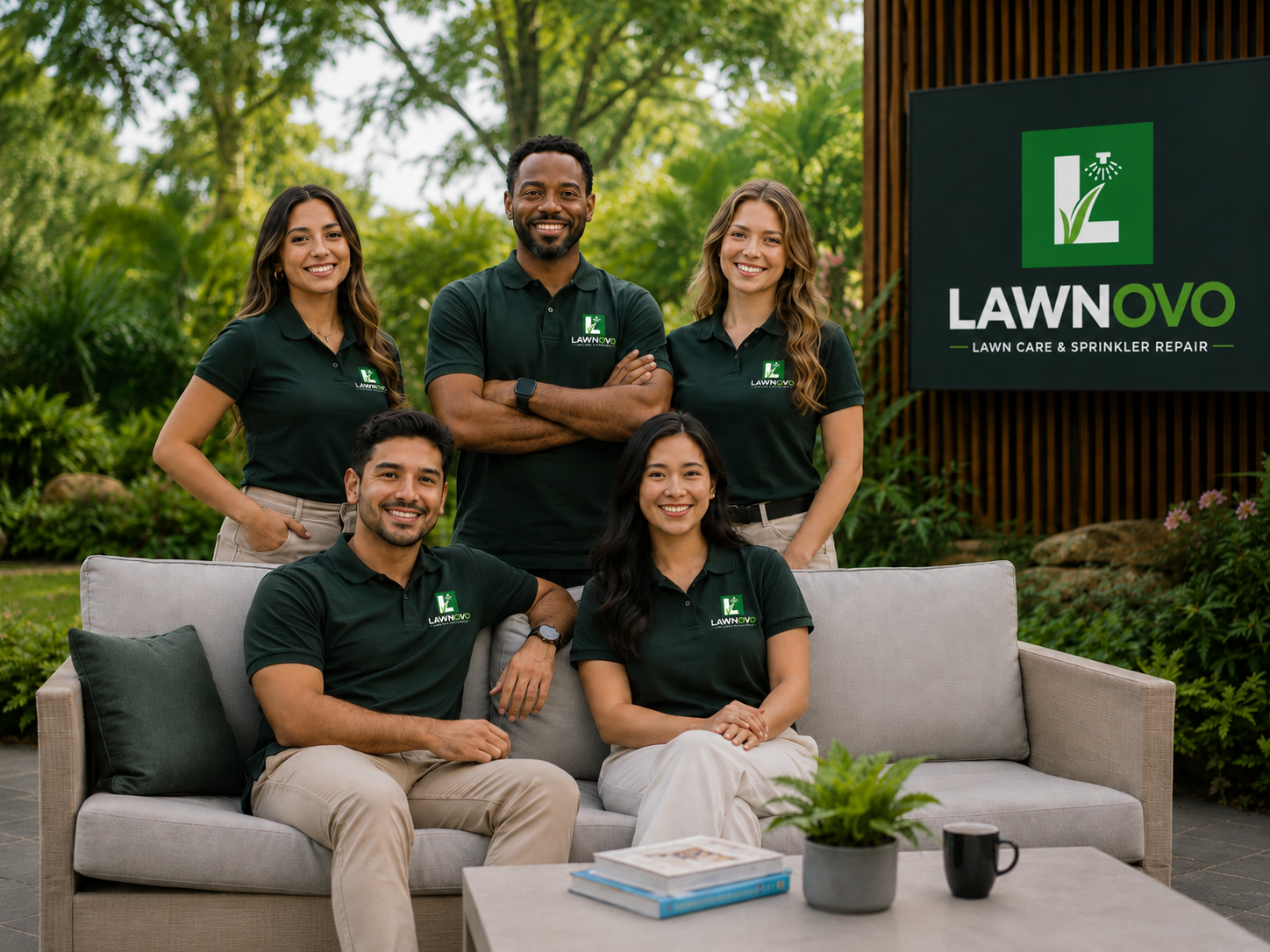 Lawnovo technician comparing DIY sprinkler repair with professional service in St. George, Utah